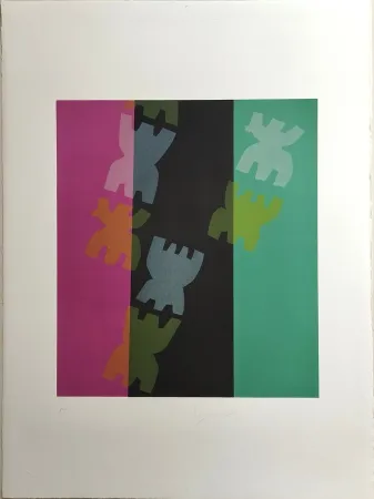 リトグラフ Capogrossi - Quarzo 2