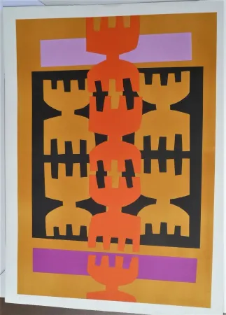 リトグラフ Capogrossi - Quarzo 4