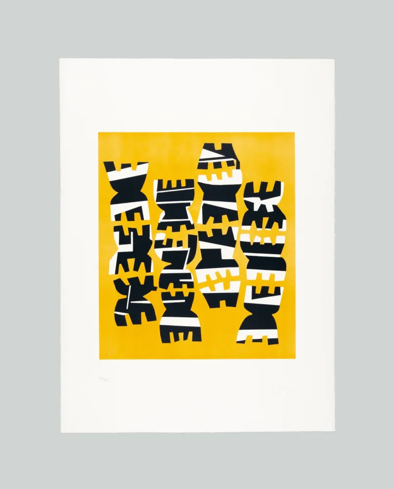 リトグラフ Capogrossi - Quarzo 8