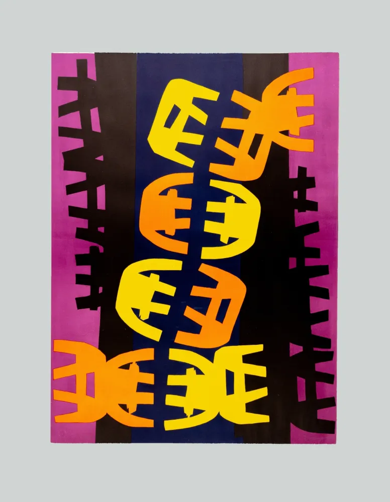 リトグラフ Capogrossi - Quarzo n. 6