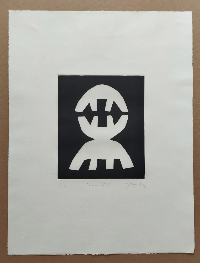 アクチアント Capogrossi - Senza titolo (Ricerca n.20)