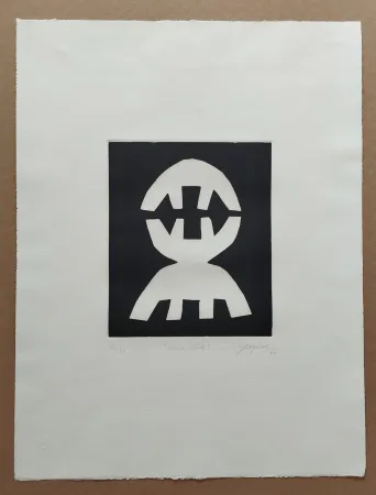 アクチアント Capogrossi - Senza titolo (Ricerca n.20)