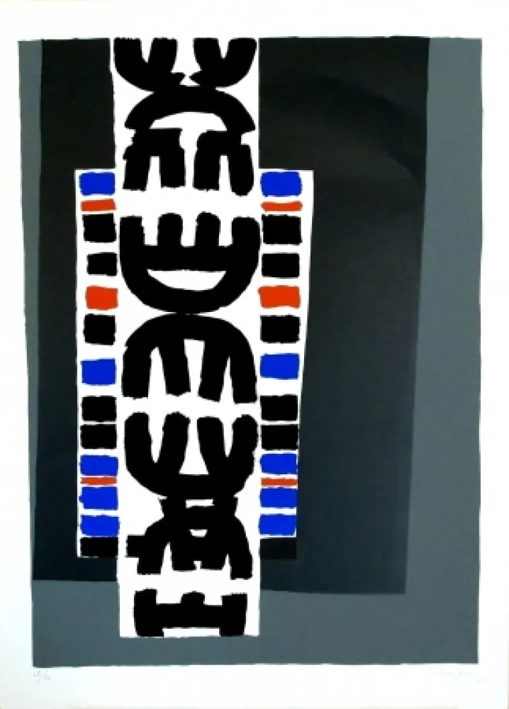 シルクスクリーン Capogrossi - Serigraphie