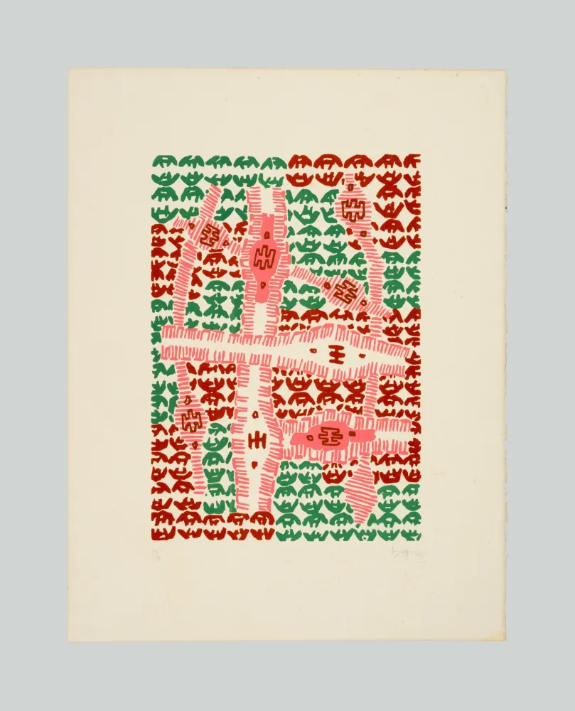 リトグラフ Capogrossi - Superficie