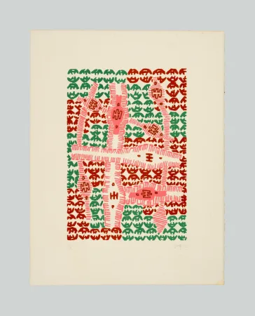 リトグラフ Capogrossi - Superficie