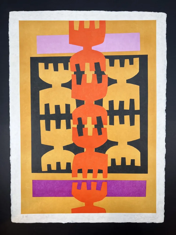 リトグラフ Capogrossi - Untitled