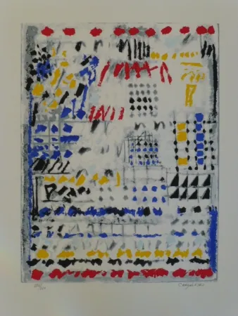 シルクスクリーン Cargaleiro - Sans titre 