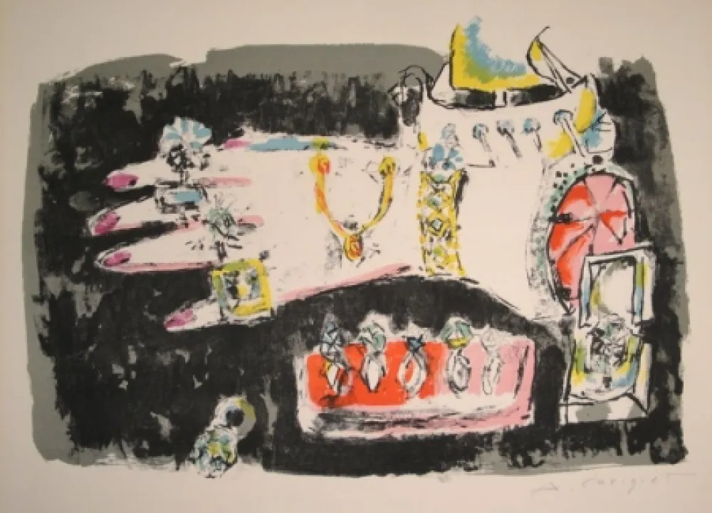 リトグラフ Carigiet - Les Bijoux