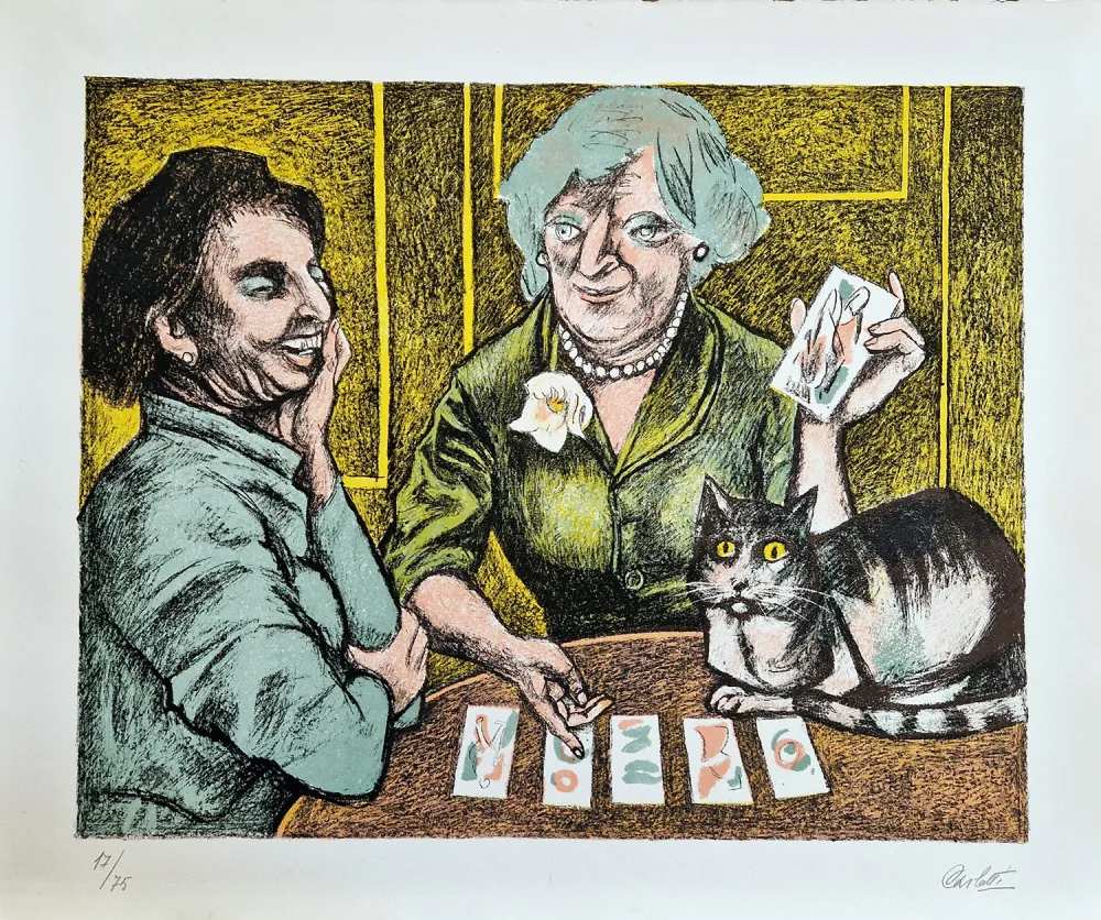 リトグラフ Carletti - I tarocchi