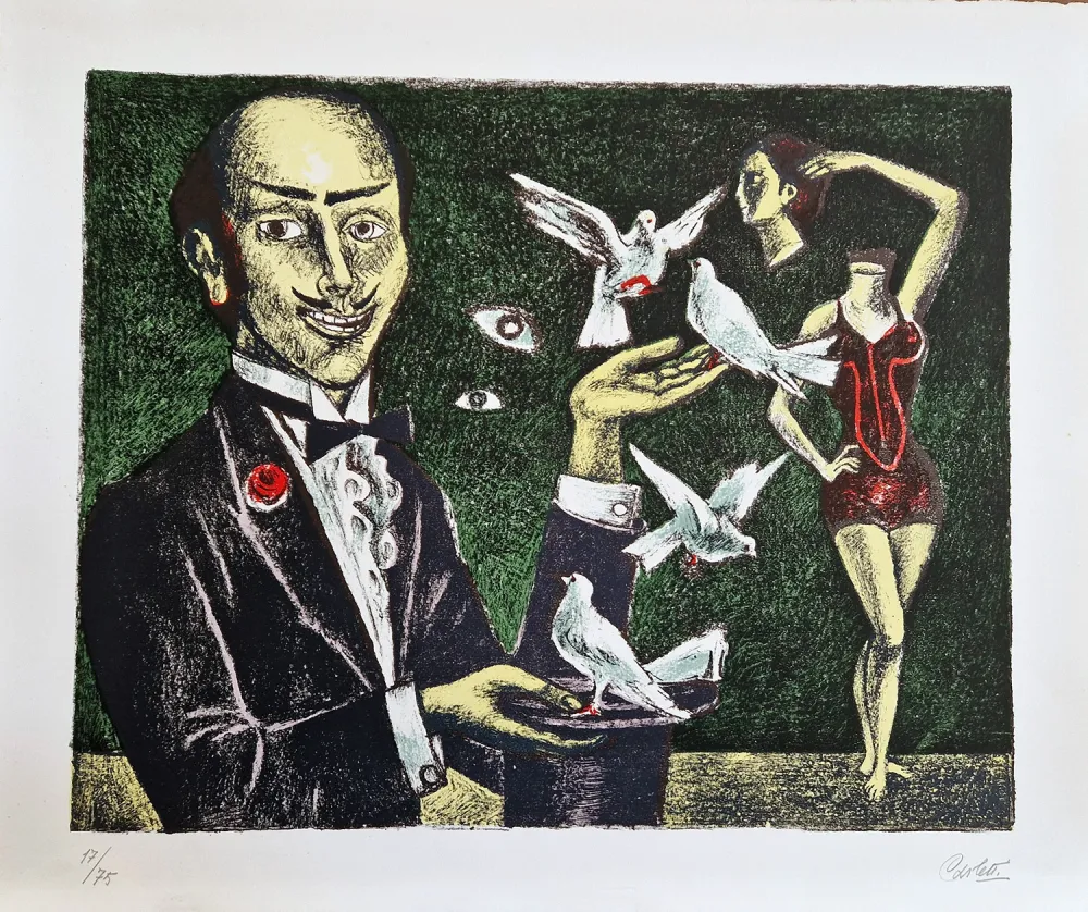 リトグラフ Carletti - Illusionista