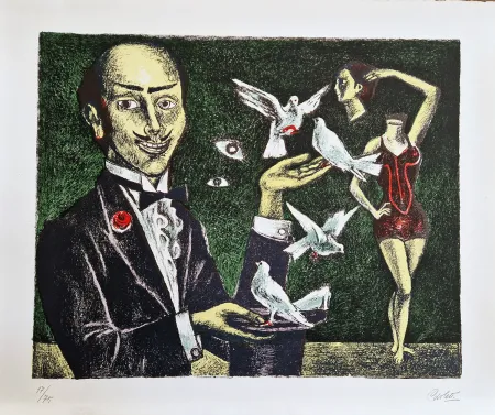 リトグラフ Carletti - Illusionista