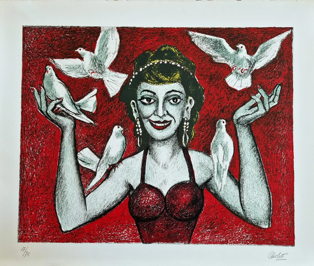 リトグラフ Carletti - La valletta