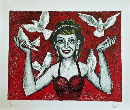 リトグラフ Carletti - La valletta