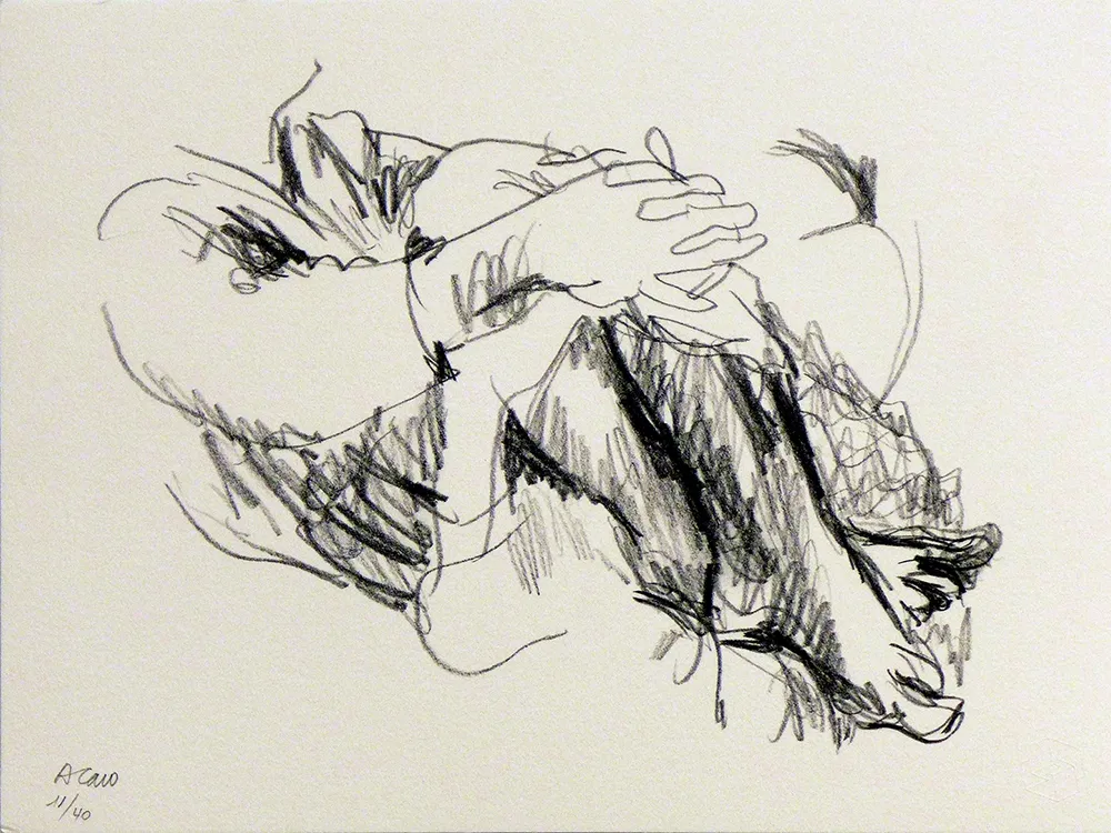 リトグラフ Caro - Untitled