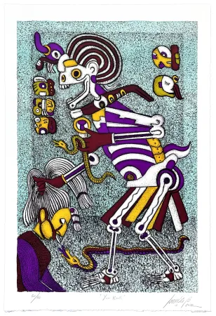 リトグラフ Carrasco Bretón - Sans titre