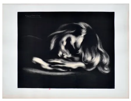 リトグラフ Carriere - Le Sommeil