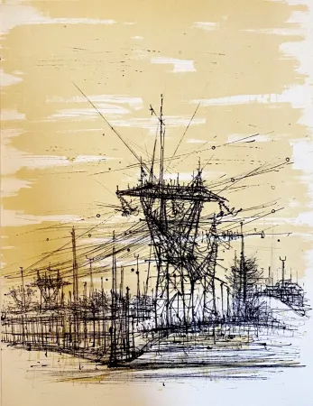 リトグラフ Carzou - Haute tension