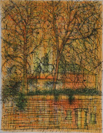 リトグラフ Carzou - Homme à cheval, 1962