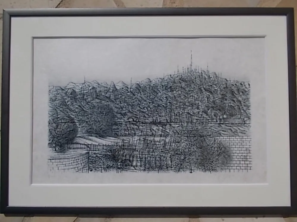 リトグラフ Carzou - La Colline