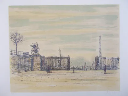 リトグラフ Carzou - La Concorde