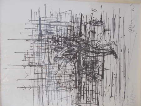 リトグラフ Carzou - Le champ de bataille