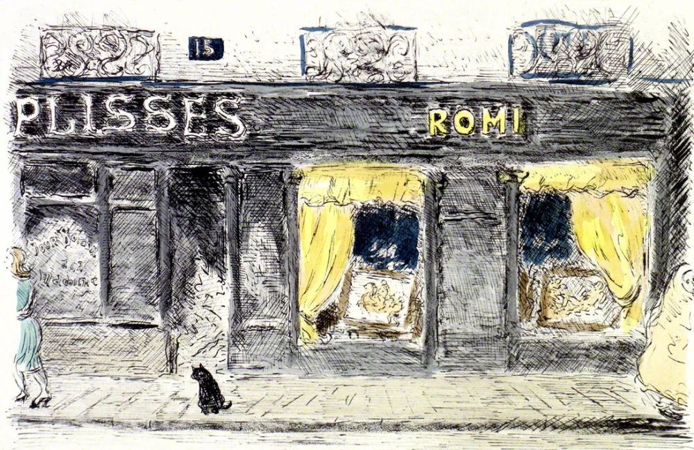 リトグラフ Cascella - 15 Rue de Seine-Paris