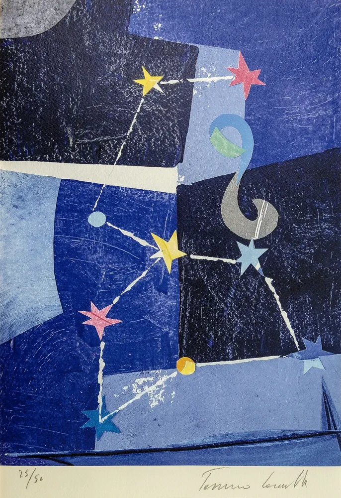 リトグラフ Cascella - Lo zodiaco 