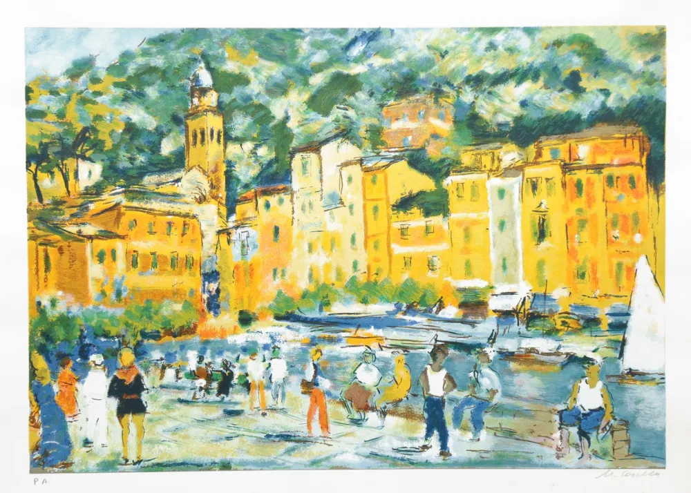 リトグラフ Cascella - SENZA TITOLO