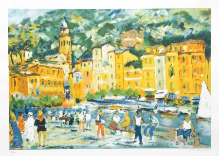 リトグラフ Cascella - SENZA TITOLO