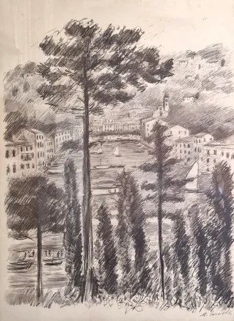 リトグラフ Cascella - Senza titolo