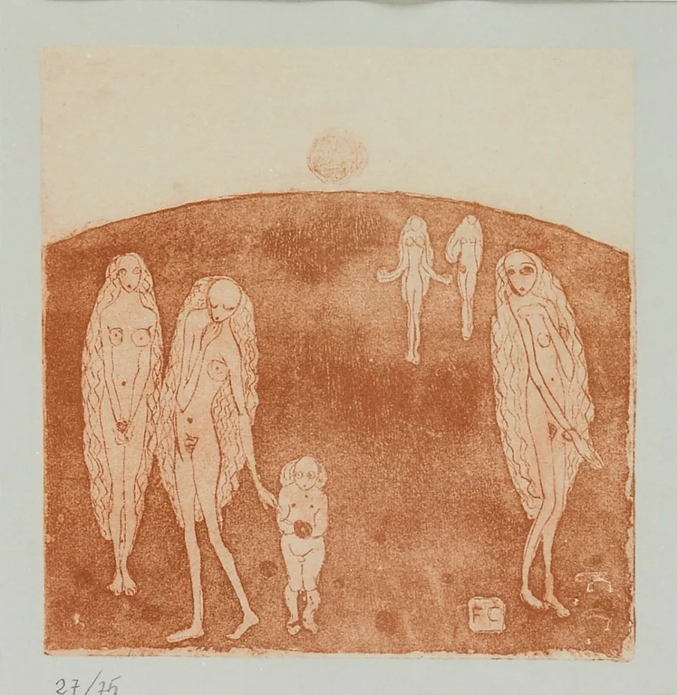 エッチングと　アクチアント Casorati - Primavera