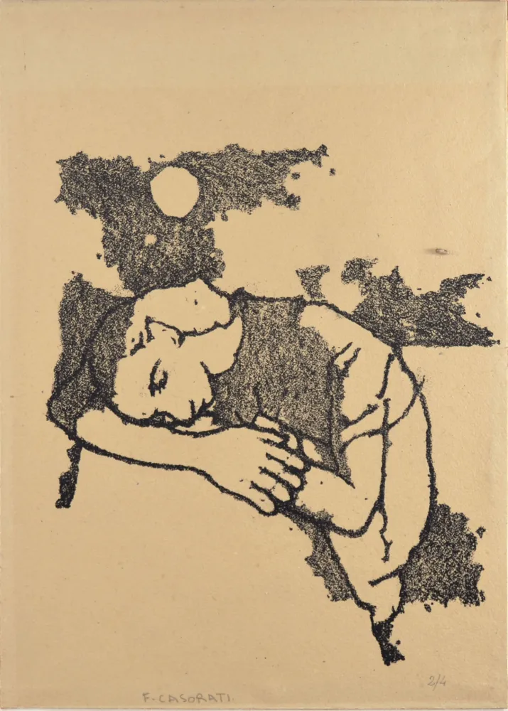 技術的なありません Casorati - SLEEPING WOMAN