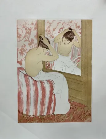 ポイントーセッシュ Cassatt - La coiffure