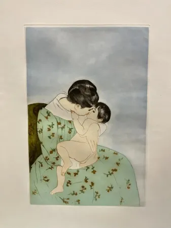 ポイントーセッシュ Cassatt - Le baiser maternel