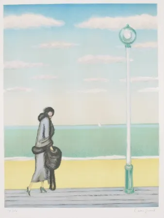 リトグラフ Cassigneul  - La Lampadaire