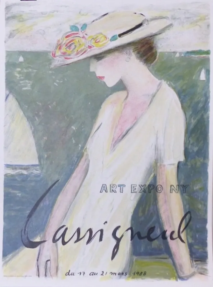 リトグラフ Cassigneul  - Le bonheur entrevu