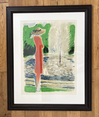 リトグラフ Cassigneul  - Le Jet d’eau