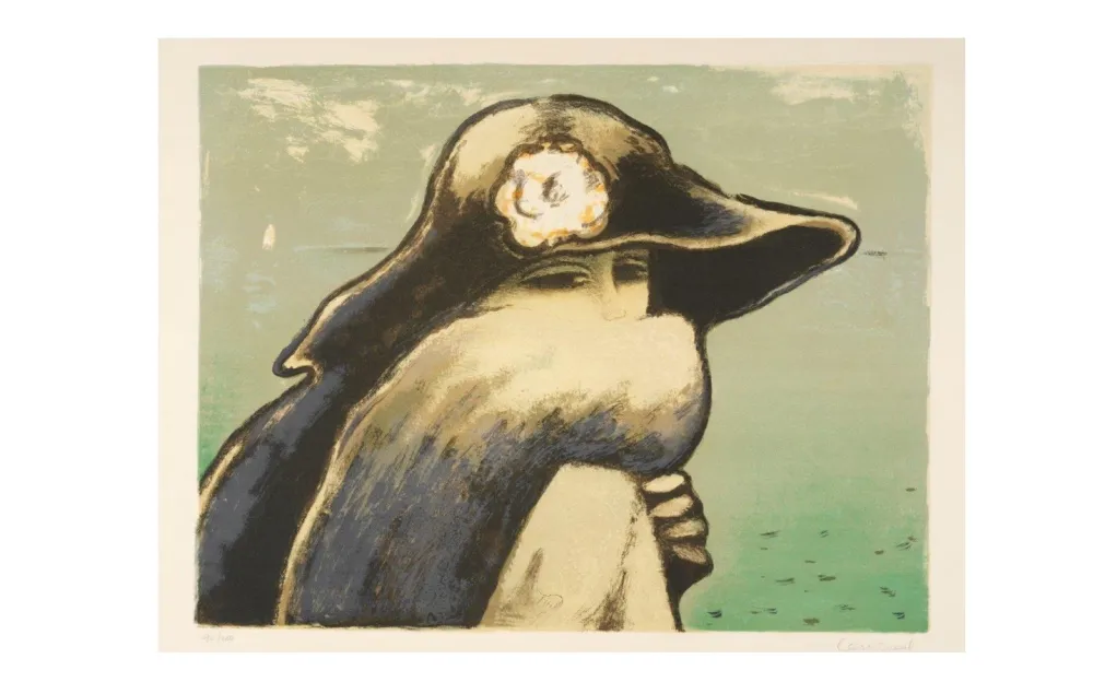 リトグラフ Cassigneul  - Le renard gris