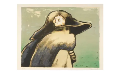 リトグラフ Cassigneul  - Le renard gris