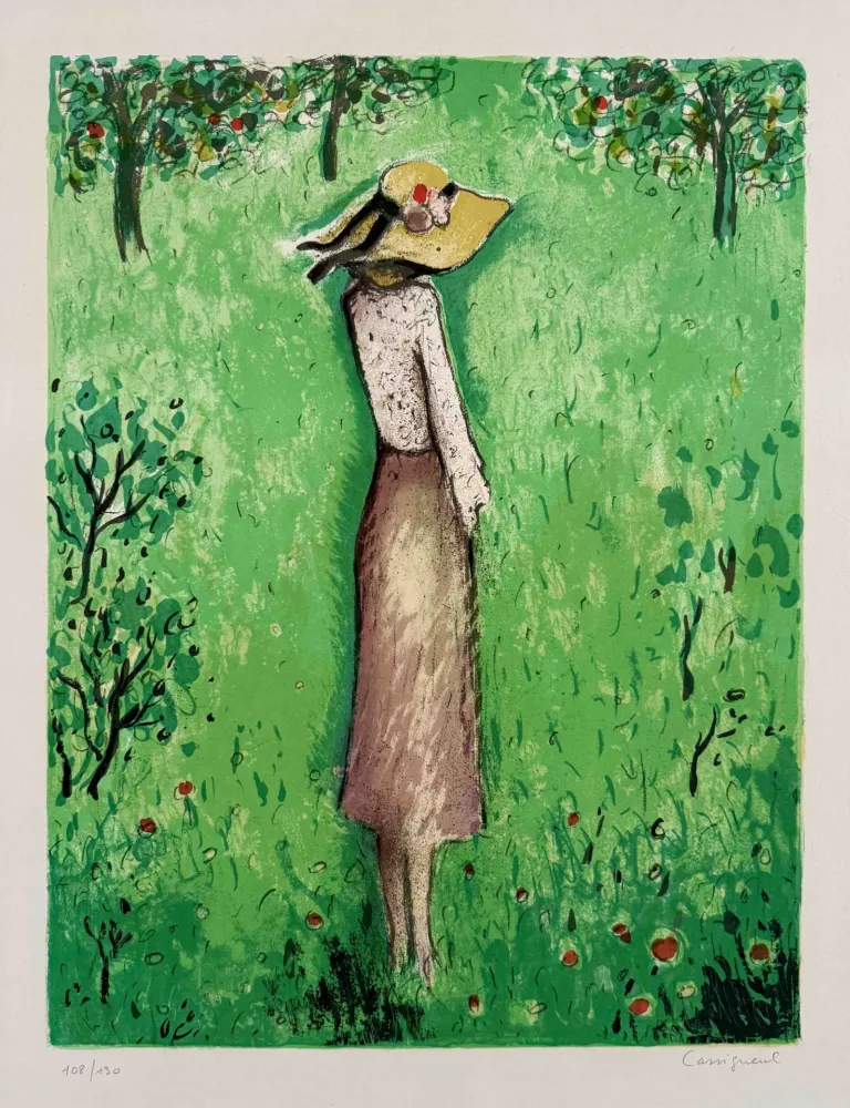 リトグラフ Cassigneul  - Les Pommiers