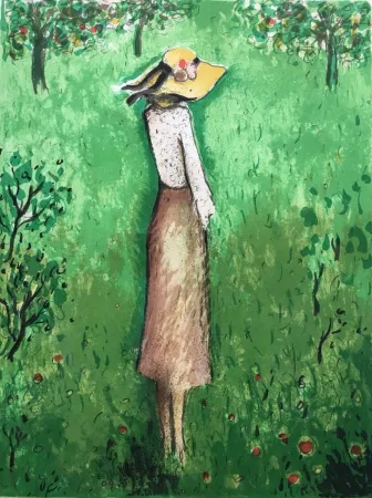 リトグラフ Cassigneul  - Les Pommiers