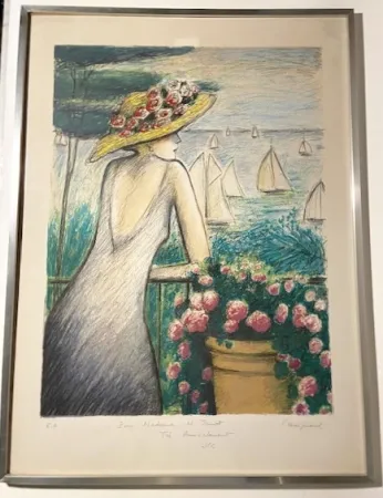 リトグラフ Cassigneul  - Les Voiles