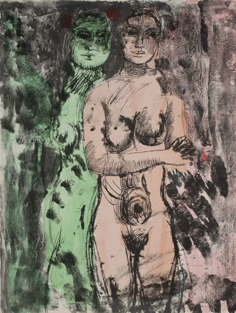 リトグラフ Cassinari - Leggenda indiana