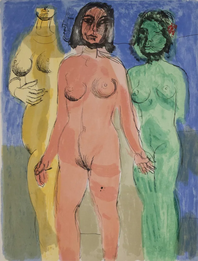 リトグラフ Cassinari - Leggenda indiana