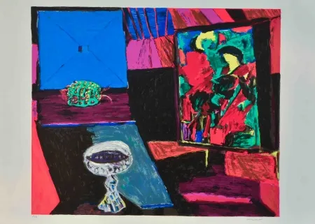 シルクスクリーン Cassinari - Senza titolo