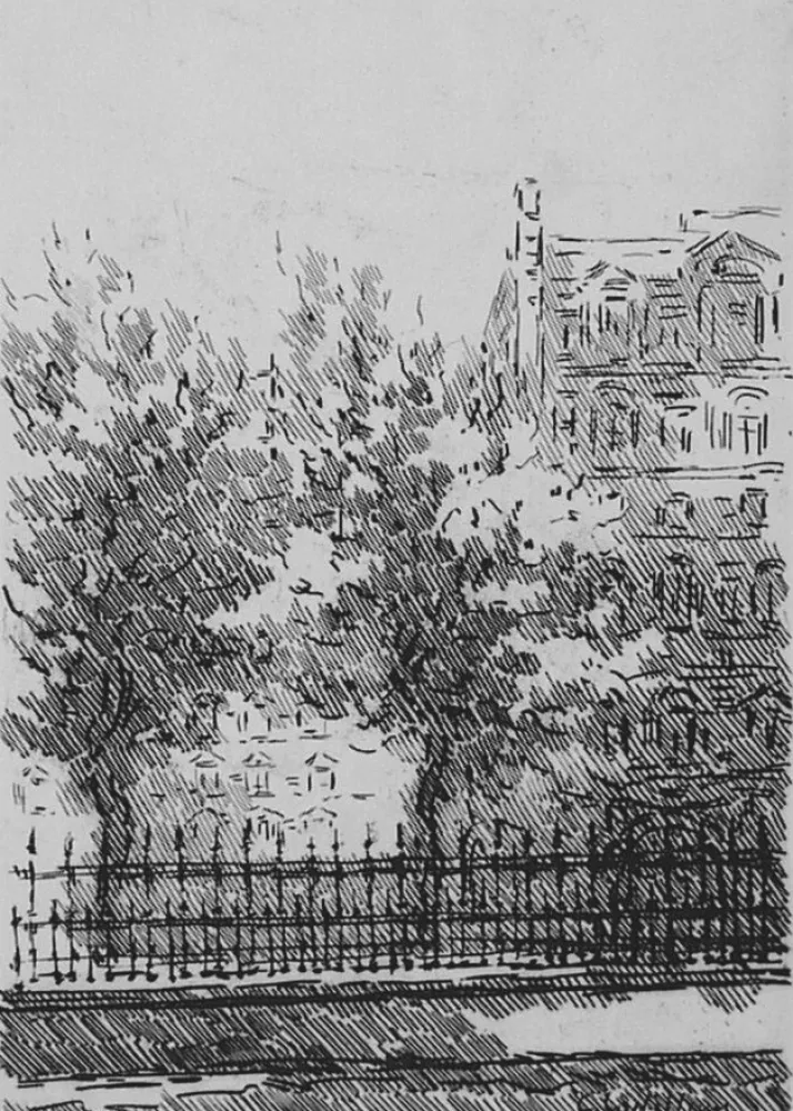 エッチング Castellani - Cancellata del British Museum