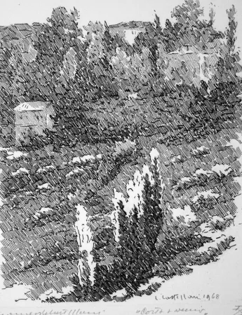 エッチング Castellani - Costa Avernio