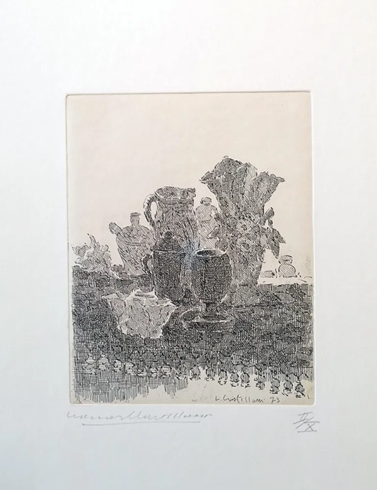 エッチング Castellani - La salsiera