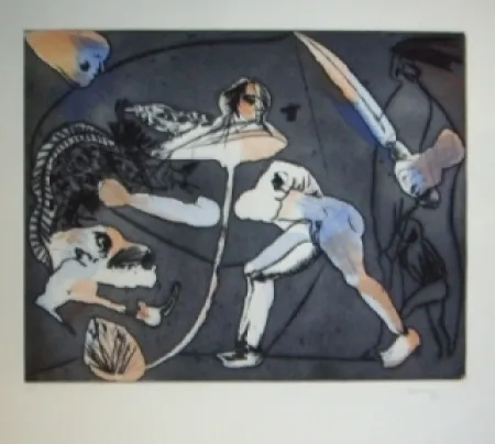 エッチングと　アクチアント Castillo - America espanoles