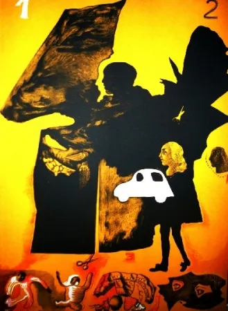 リトグラフ Castillo - Barcelone 1